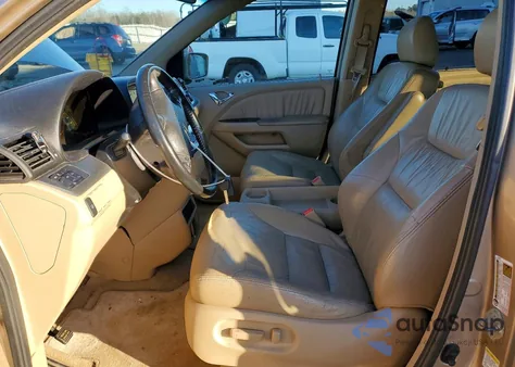 2007 Honda Odyssey Exl из США, поврежденный, VIN 5FNRL38787B136292